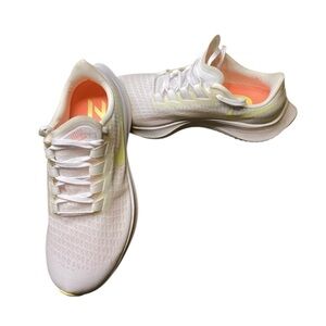 Nike Women's White and Neon Athletic Shoes